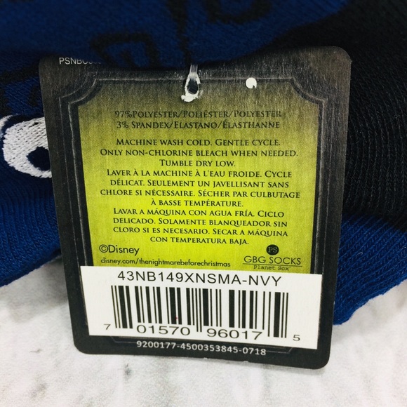 The Nightmare Before Christmas 25 Years Socks 6 PR - Picture 5 of 5